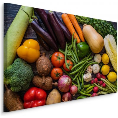 Moderní obraz na plátně do kuchyně Zeleninový Stůl Varianta: 30x20 – Hledejceny.cz