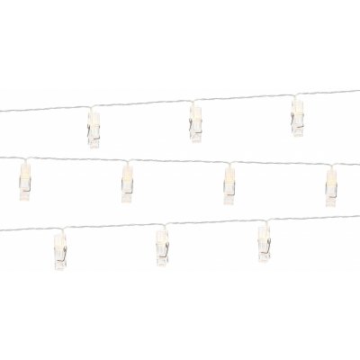 LED světelný řetěz s klipy na fotky 10 klipů 1 4 m – Sleviste.cz