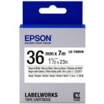 EPSON POKLADNÍ SYSTÉMY Epson Tape Cartridge LK-7WBVN Vinyl, Black/White 36 mm / 7m C53S657012