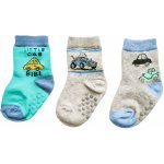 Chlapecké protiskluzové ponožky Auta 3 páry Jaro/Léto – Zboží Mobilmania