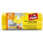 FINO Pytle na odpadky s ouškem parfémované Premium handles 20 l 30 ks 12µm 30ks žluté – Sleviste.cz