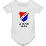 Dětské body pro miminko s potiskem už od mala fandím Baník Ostrava fotbal – Zboží Dáma