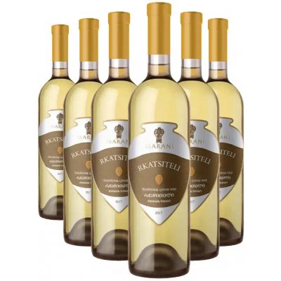Marani RKATSITELI KVEVRI bílé suché víno 13,5% 6 x 0,75 l (holá láhev) – Hledejceny.cz