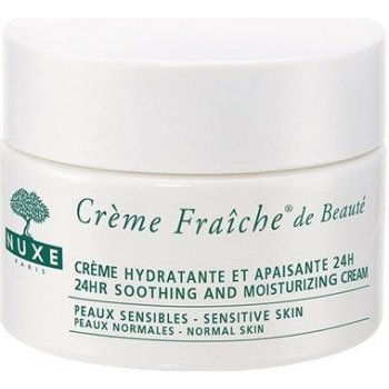 Nuxe Creme Fraîche de Beauté zklidňující a hydratační krém pro suchou až velmi suchou pleť 24hr Soothing and Moisturizing Rich Cream 50 ml