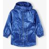 Kojenecký kabátek, bunda a vesta 5.10.15. dívčí parka s lesklým efektem modrá