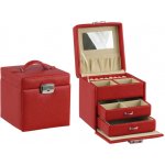 Carraro šperkovnice Portagi 641 PO 02 červená – Zboží Dáma