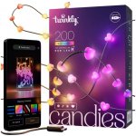 Twinkly TWKH200RGB-G LED RGB Stmívatelný vánoční řetěz 200xLED 14 m USB Wi-Fi TW0055 – Sleviste.cz