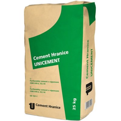 Cement Hranice UNICEMENT CEM II/B-LL 32,5 R, 25 kg – Zboží Mobilmania