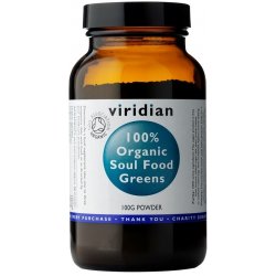 Viridian 100% Organic Soul Food Greens 90 kapslí