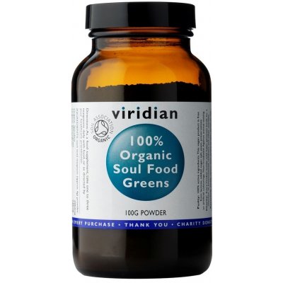 Viridian 100% Organic Soul Food Greens 100 g – Hledejceny.cz