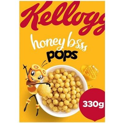 Kellogg's Honey Pops cereálie s příchutí medu 330 g – Zbozi.Blesk.cz