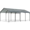 Garden Point Kovový přístřešek pro auto Texas 3,6 x 6 m antracitový