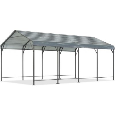 Garden Point Kovový přístřešek pro auto Texas 3,6 x 6 m antracitový – Sleviste.cz