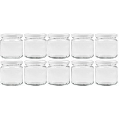 DuraHome Sklenice zavařovací s víčkem 66 10 ks x 212 ml – Zboží Mobilmania