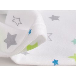 KAARSGAREN Letní deka hvězdičky na bílé