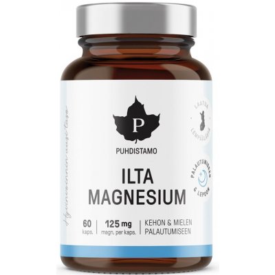 Puhdistamo Ilta Night Magnesium Hořčík 60 kapslí – Hledejceny.cz