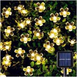 Solarsus 4969 LED solární řetěz Květiny 7m 50LED teplá bílá – Zboží Dáma