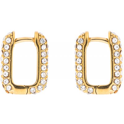 Franco Bene Lean náušnice pozlacené 2919 – Zboží Mobilmania