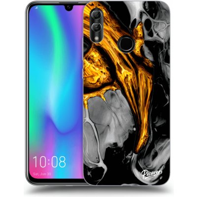 Pouzdro Picasee silikonové Honor 10 Lite - Black Gold čiré – Hledejceny.cz