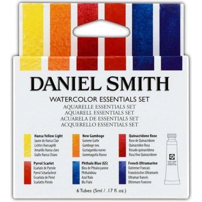 Daniel Smith Akvarelové barvy 5ml Essentials, sada 6 ks – Zboží Dáma
