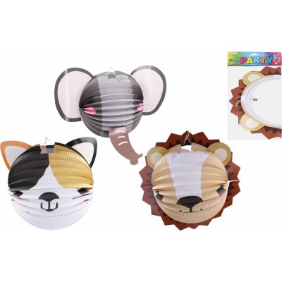 Lampion koule 25 cm Zvířátka – Zboží Dáma