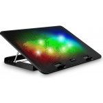 EVOLVEO A101RGB, chladící podložka pro notebook, 2x ventilátor, RGB podsvícení – Zboží Mobilmania