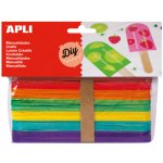 Apli Nanuková dřívka 114 x 10 x 2 mm mix barev 50 ks – Sleviste.cz