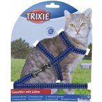 Trixie Postroj s vodítkem pro kočku jednobarevný 22 - 42 cm 10 mm 1.25 m – HobbyKompas.cz