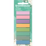 Záložky samolepicí plastové 12 x 45 mm ErichKrause Pastel Bloom 8 x 20l – Hledejceny.cz