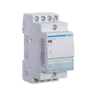 HAGER Stykač ESC427S 2S+2R 25A 230VAC tichý ESC427S – Hledejceny.cz