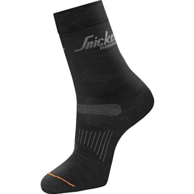 Snickers Workwear ponožky vlněné AllroundWork 2balení Černá