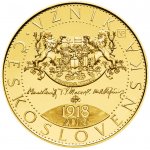 ČNB Zlatá mince 10000 Kč Vznik Československa 2018 Proof 1 oz – Zboží Dáma