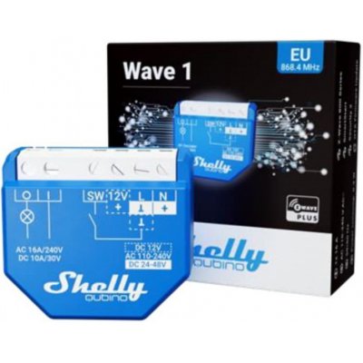 Shelly Qubino Wave 1 spínací modul 1x 16A (Z-Wave) SHELLY-QUBINO-WAVE-1 – Zboží Mobilmania