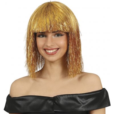 Guirca Zlatá párty paruka s ofinou – Hledejceny.cz
