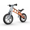 Dětské balanční kolo First Bike oranžové s brzdou
