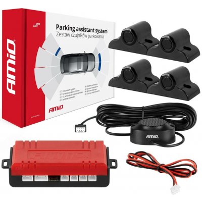 AMiO Asistenty parkování Buzzer 4 senzory černé TRUCK 19mm – Sleviste.cz