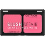 Catrice Blush Affair Cream & Powder Palette krémová a pudrová tvářenka 020 Pleasing Pink 6 g – Zboží Dáma