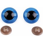 Oči velké s pojistkou Ø40 mm - modrá (2 sada) – Zboží Dáma Oči velké s pojistkou Ø40 mm - modrá (2 sada) – Zboží Dáma