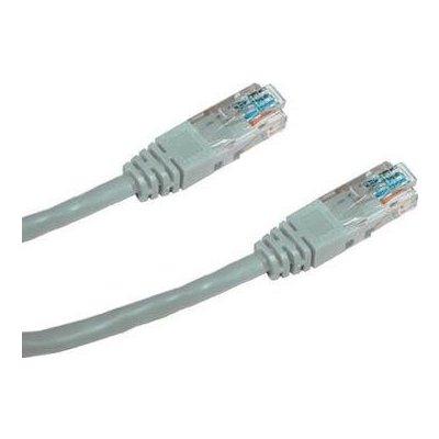 Datacom NPPDTC1016 Patch UTP CAT5E, 1m, šedý – Zbozi.Blesk.cz