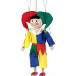 Moravská ústředna Brno Šašek 20 cm loutka – Zboží Dáma