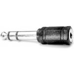 Audio Redukce, Jack (6,3mm) M-Jack (3,5mm) F, 0, stereo, černá, Logo, blistr – Hledejceny.cz