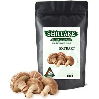 SHIITAKE Houževnatec jedlý extrakt VALKNUT v prášku 500 g – Hledejceny.cz