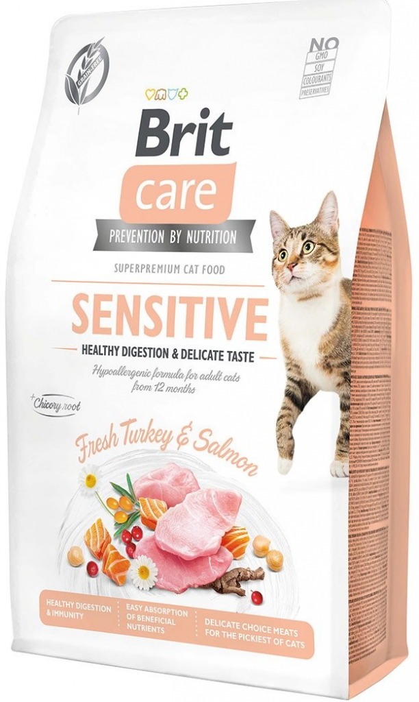 Brit Care Cat GF Sensitive Healthy Digest & Delic. Taste 2 kg