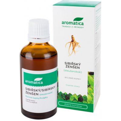 Aromatica Sibiřský ženšen-Eleuterokok byl. kapsle 50 ml