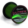 Rybářské lanko Quantum pletenka Ultrex Super 8 Braid 1000m 0,17mm 10kg zelená