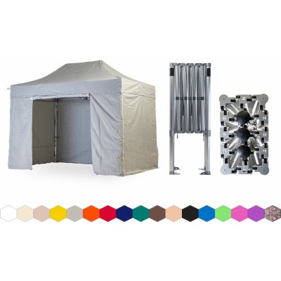 TENTino BIG HEXAGON EXTREME 2x4 m 5A ŠEDÁ – Hledejceny.cz