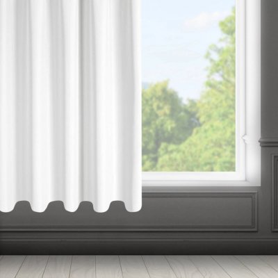 EUROFIRANY ZÁVĚS NA PÁSCE RITA 140X175 CM BÍLÁ – Hledejceny.cz