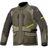 Bunda na motorku Alpinestars Andes Drystar TECH-AIR 5 Compatible zeleno-černo-žlutá