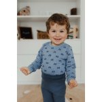 Dětské merino body v Jaquard SAFA modré – Hledejceny.cz