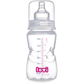 LOVI kojenecká lahev Super vent transparentní 250 ml